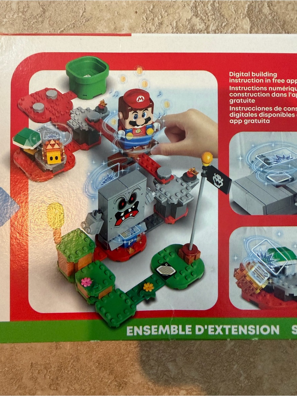 LEGO Super Mario Whomp's Lava Trouble Expansion Set - Gray/Red/Green #71364 NIB - Picture 7 of 8